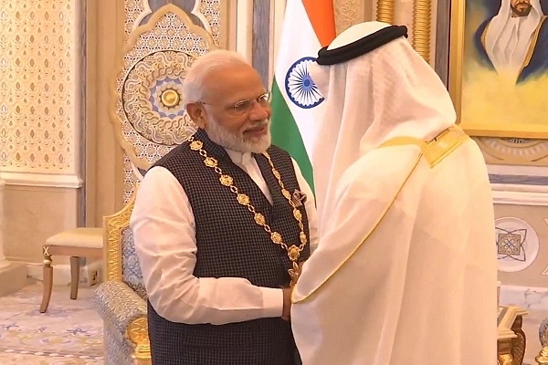 PM Modi Receives UAE’s Highest Civilian Honour ‘Order Of Zayed’, Announces Launch Of RuPay Card Payment In Gulf Nation 