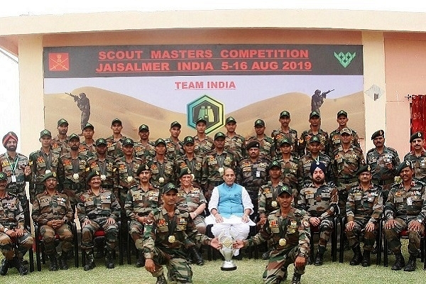 Member of Team India along with Rajnath Singh and General Bipin Rawat