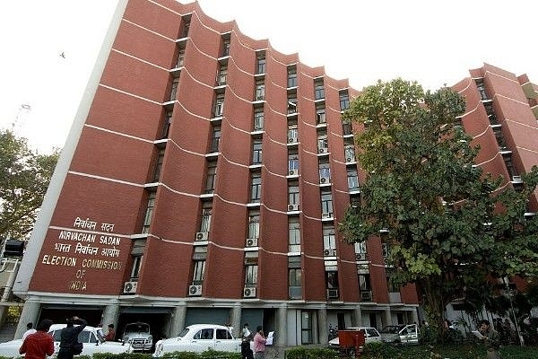 The Election Commission of India office in New Delhi (Harikrishna Katragadda/Mint via Getty Images)