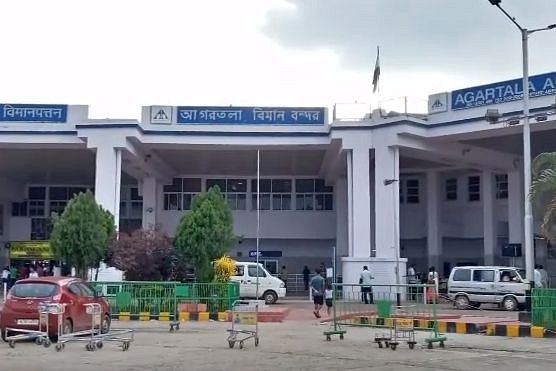 The Agartala airport.