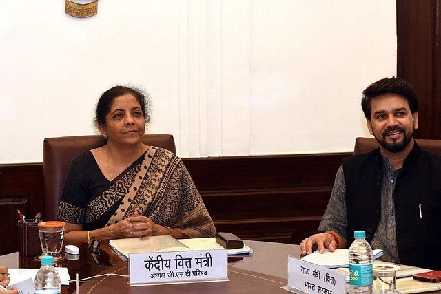 Finance Minister N Sitharaman. (via Twitter)