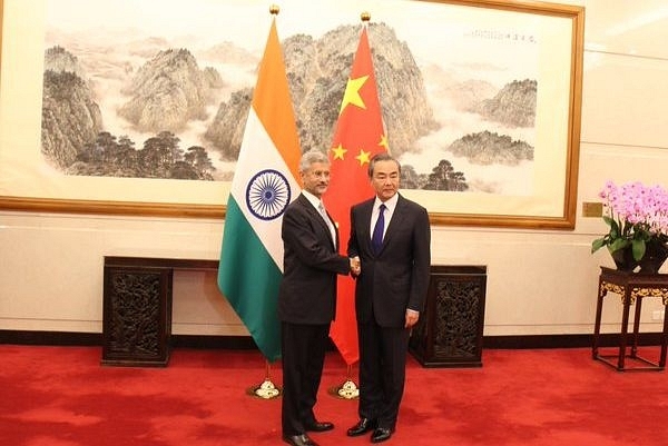 EAM S Jaishakar with Chinese FM Wang Yi (@EOIBeijing/Twitter)