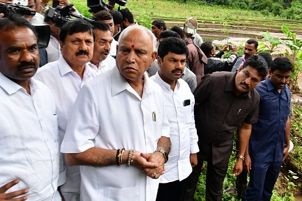 Karnataka Chief Minister B Y Yediyurappa managing flood relief situation