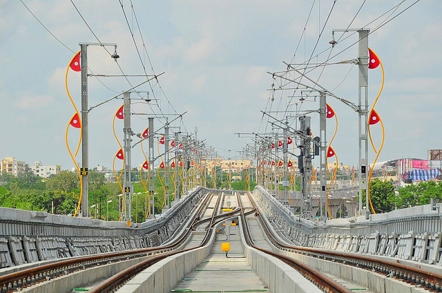 A Hyderabad Metro Corridor (Hyderabad Metro Press Kit)