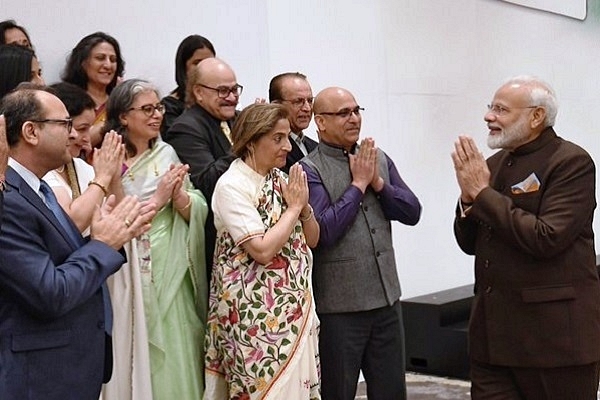  Prime Minister Modi meeting a delegation of Kashmiri Pandits