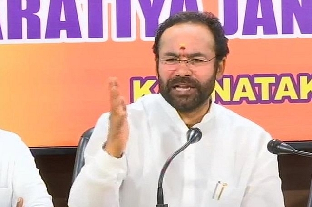 Minister of State for Home Affairs G V Kishan Reddy (Source: @ANI/Twitter)