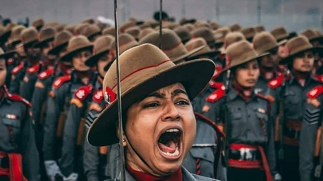 Women contingent of the Assam rifles. (representative picture) (via Twitter)