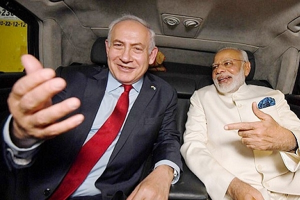 Benjamin Netanyahu with PM Modi (Haim Zach/GPO)