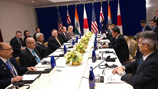 External Affairs Minister Dr S Jaishankar with other Quad ministers and officials