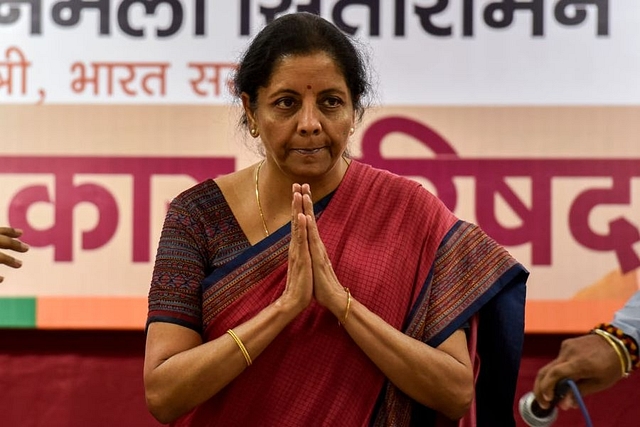 Finance Minister Nirmala Sitharaman (Kunal Patil/Hindustan Times via Getty Images)