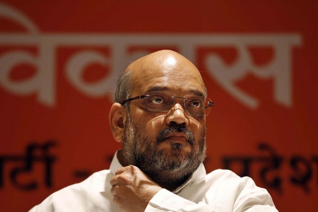 Home Minister Amit Shah. (Arun Sharma/Hindustan Times via Getty Images)