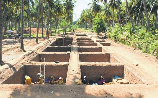 Excavations at Keeladi site (Source: Twitter)