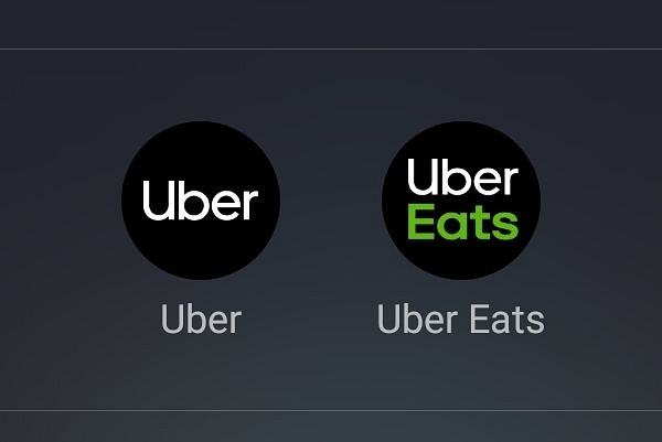 Uber apps.&nbsp;