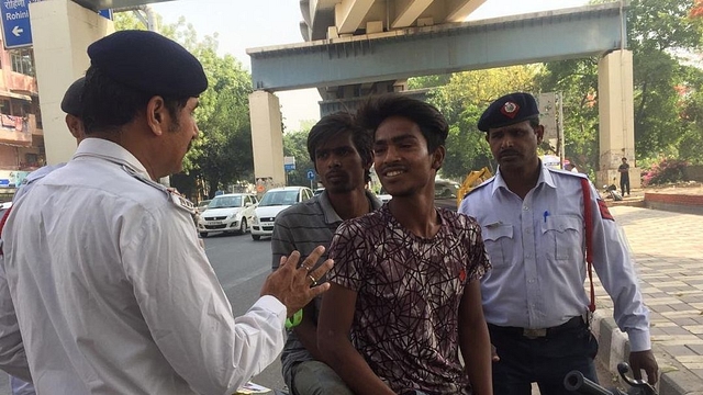 Delhi traffic police. (representative image)&nbsp;