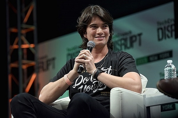 Adam Neumann in New York (Photo by Noam Galai/Getty Images for TechCrunch)