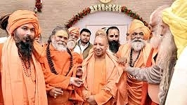 @myogiadityanath\Twitter With&nbsp;Akhil Bhartiya Akhara Parishad President Mahant Swami Narendra Giri Ji Maharaj&nbsp;