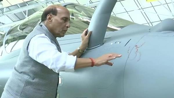 ‘If Not Om What Should I Have Drawn On Rafale’: Rajnath Singh Slams Congress For Shashtra Puja Remarks