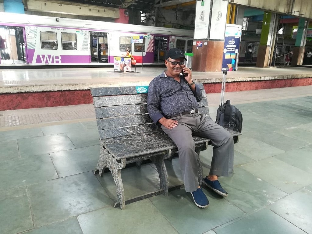 The benches made from re-cycled plastic have been installed at Churchgate railway station. (Twitter/@RailMinIndia)