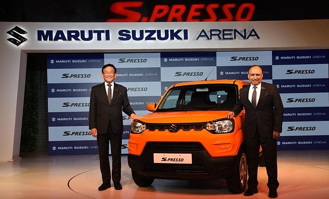 The BS-VI compliant S-Presso launched by Maruti. (representative image) (via Twitter)