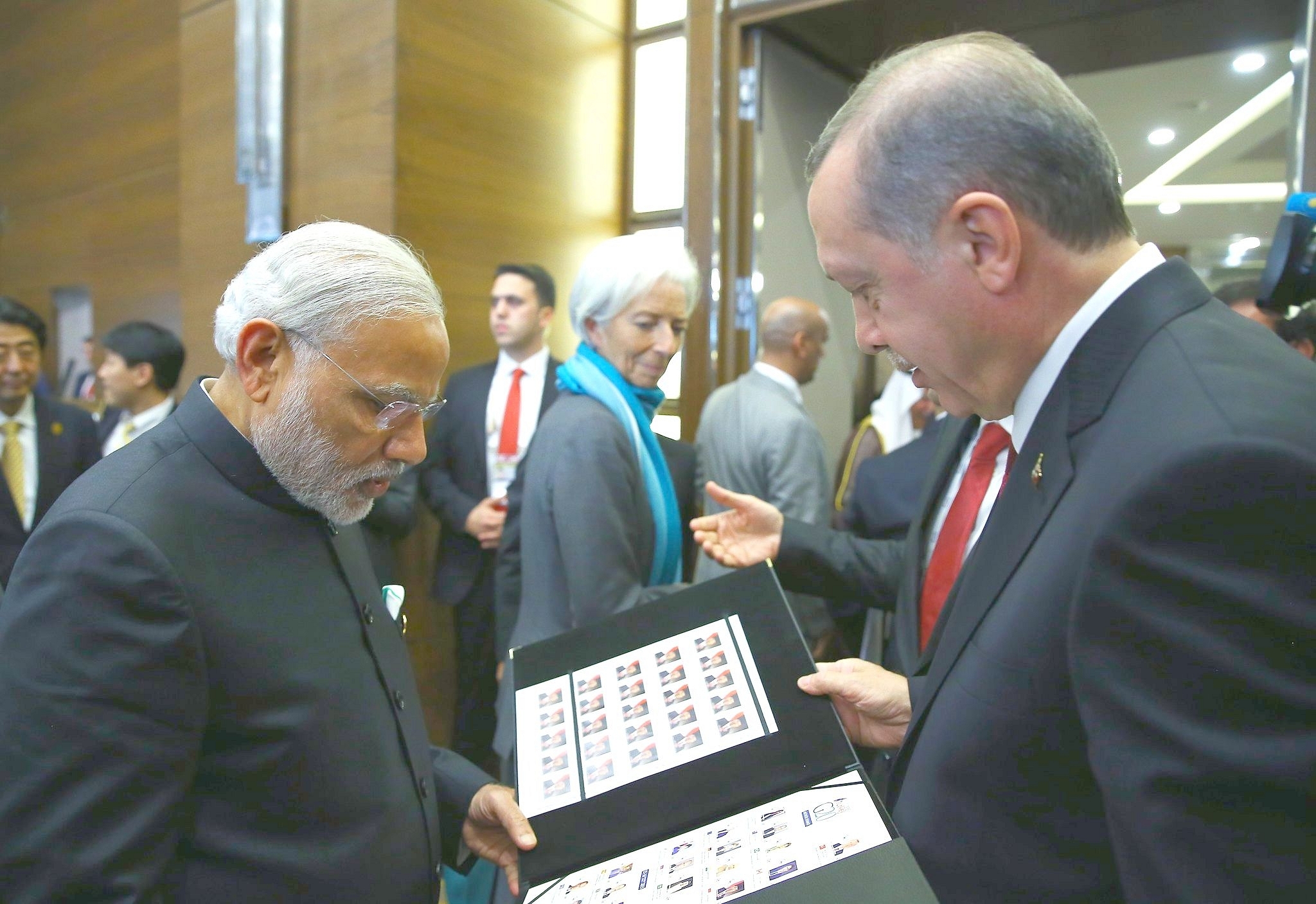 Prime Minister Modi and President Erdogan. &nbsp;