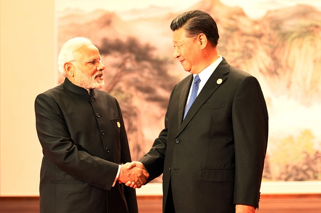 Prime Minister Narendra Modi with Chinese President Xi Jinping. (Narendra Modi/Twitter)