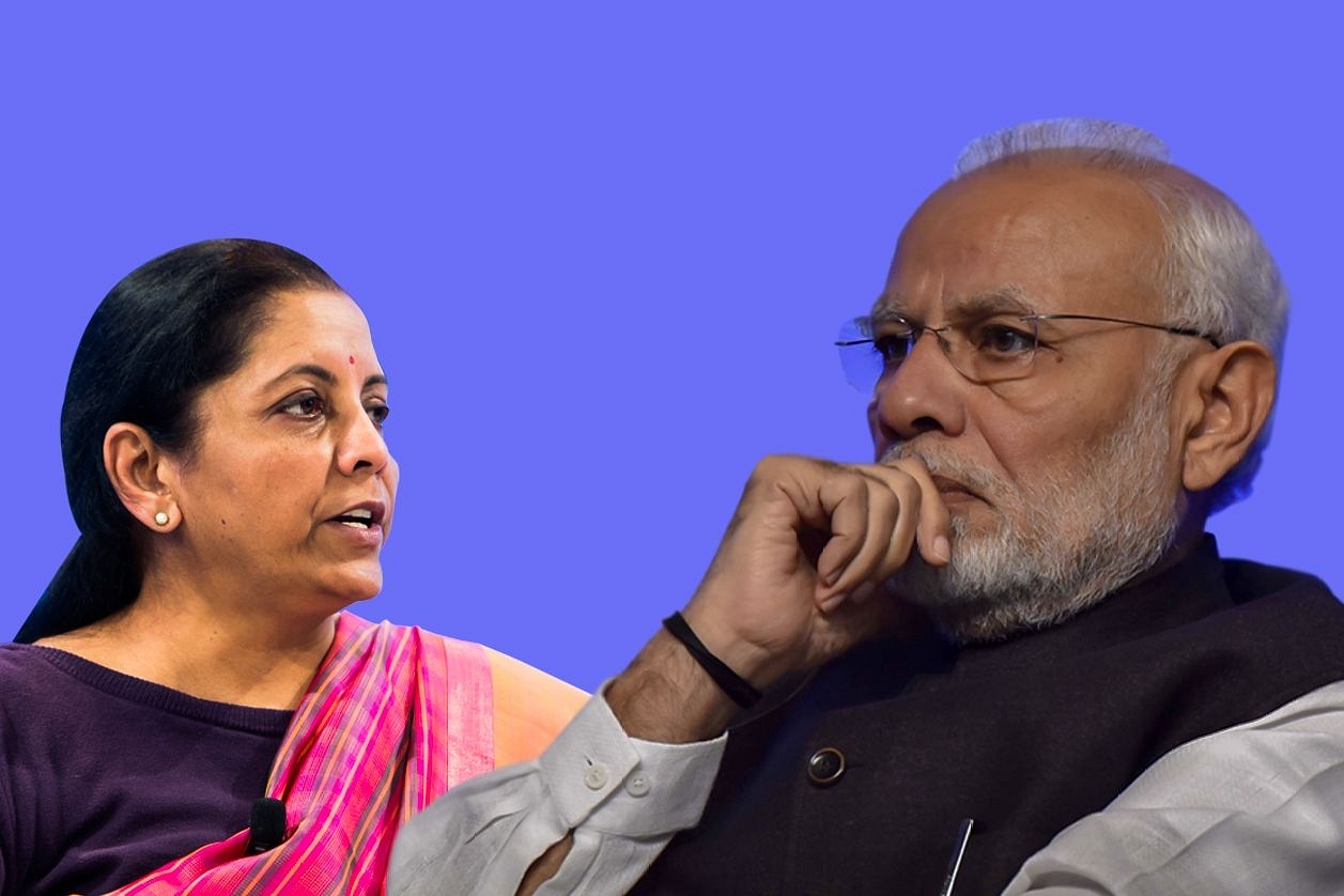 Finance Minister Nirmala Sitharaman and Prime Minister Narendra Modi.