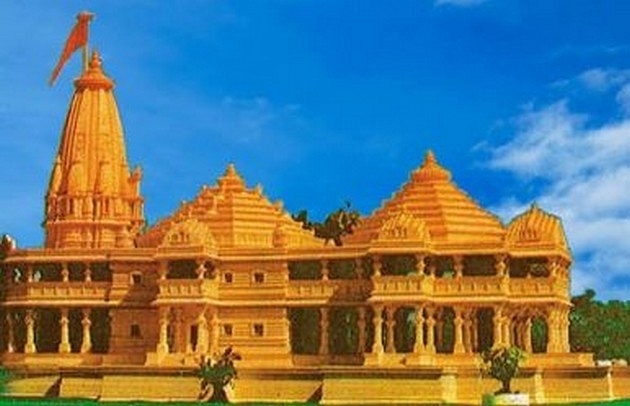 Rendition of Ram Mandir, designed by Architect Chandrakant Sompura