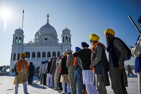 At the inaugural of the Kartarpur Corridor (via Twitter)&nbsp;