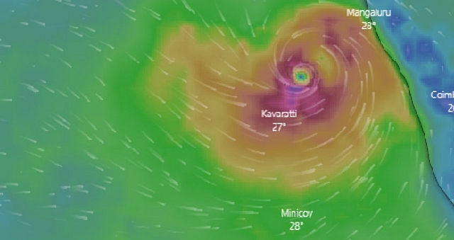 Cyclone Maha. ( Image Via Skymetweather.com)&nbsp;