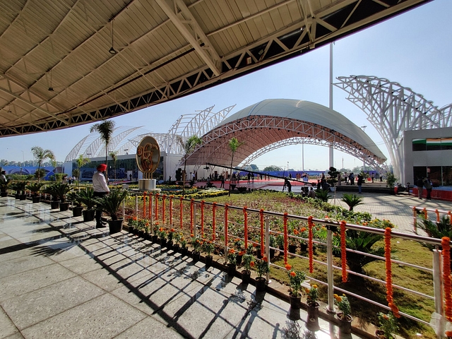 The Passenger Terminal building at Dera Baba Nanak. (via Twitter)