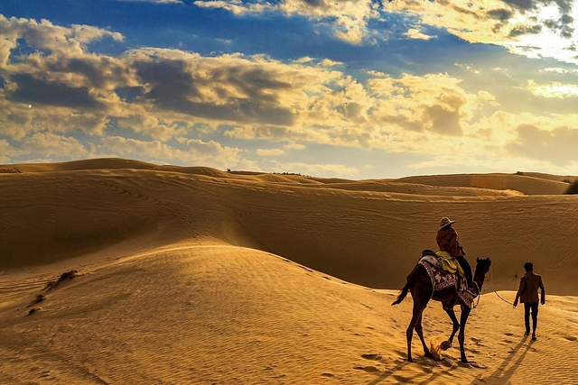 The Thar desert. (thetravelscoop/Twitter)