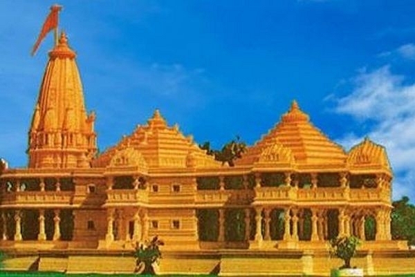 Rendition of Ram Mandir, designed by Architect Chandrakant Sompura