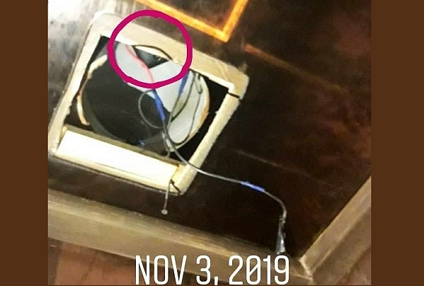 The Image of camera taken by the girl ( Pic Via Twitter)