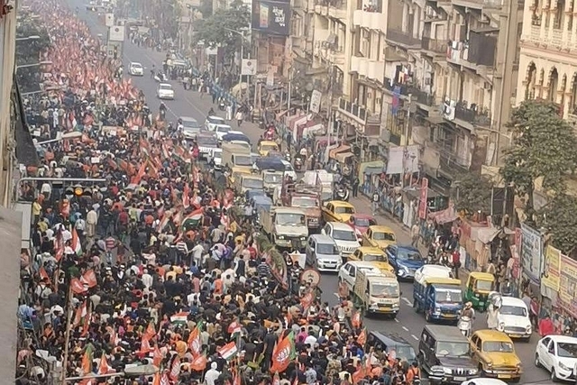 BJP Rally in West Bengal (Pic Via Twitter)