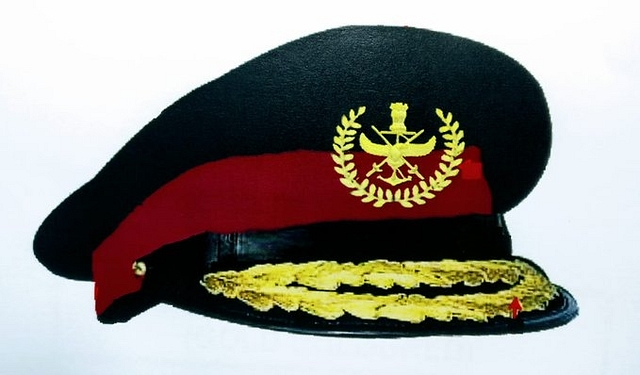 The Peak Cap of the new CDS uniform. (Twitter/@adgpi)