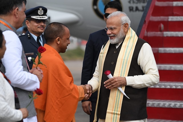 PM Narendra Modi with UP CM Yogi Adityanath (@PMOIndia/Twitter)