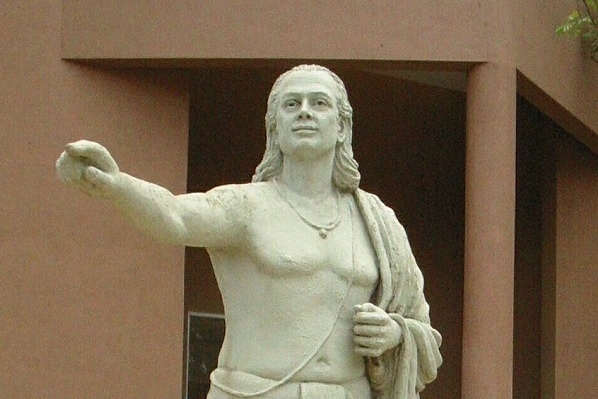 A statue of Aryabhata.&nbsp;