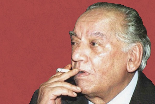 Pakistani poet Faiz Ahmed Faiz.