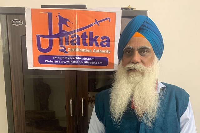 Ravi Ranjan Singh, Head of Jhatka Certification Authority.