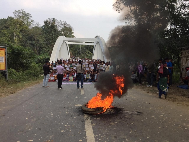 Violent protests and road blockades were reported across the Northeast on Tuesday after the Lok Sabha passed the CAB.&nbsp;