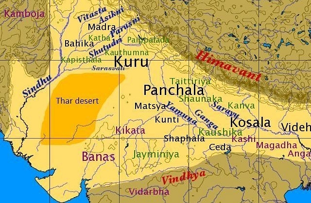 Rivers during the Vedic age.