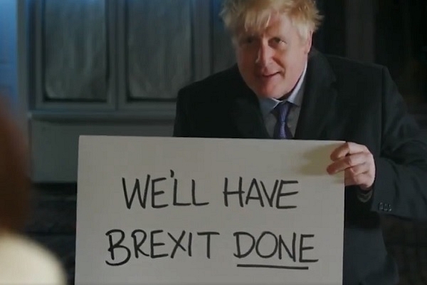Watch: British PM Johnson Recreates Romantic Comedy Movie Scene To Urge People To Vote For Conservative Party