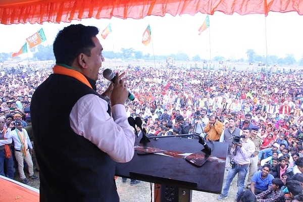 Kapil Mishra addressing a rally (Pic via Twitter)