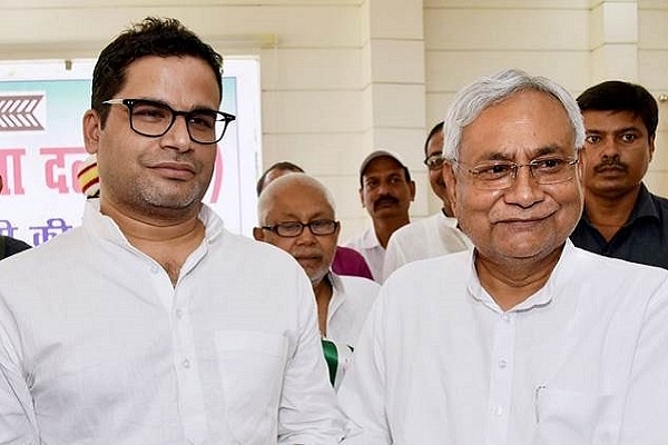 Prashant Kishor with Nitish Kumar in happier times (Pic via twitter)