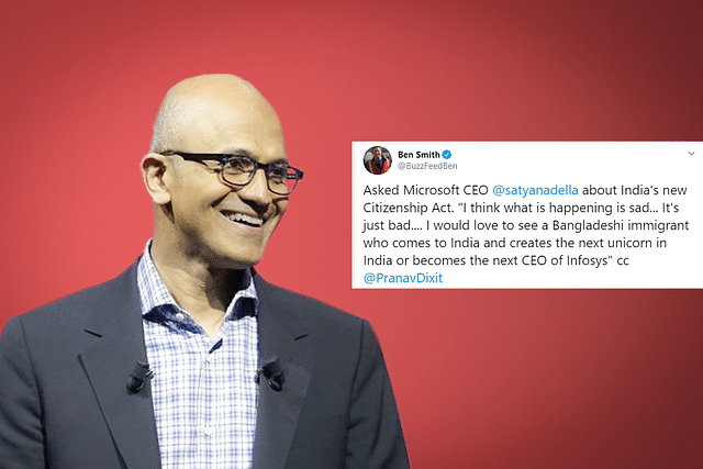 Microsoft CEO Satya Nadella.