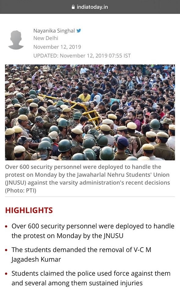 India Today Sting On JNU Violence: Has The Channel Passed Off A JNUSU Activist As An ABVP Member?