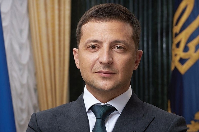 Ukrainian President Volodymyr Zelensky (Pic Via Twitter)