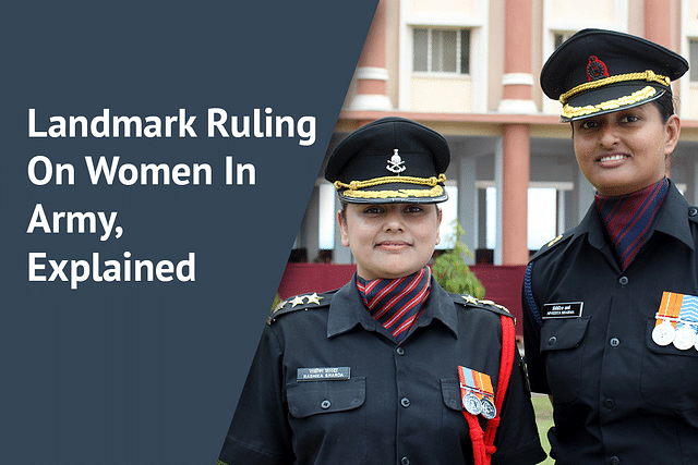 The permanent commission door has been opened for women