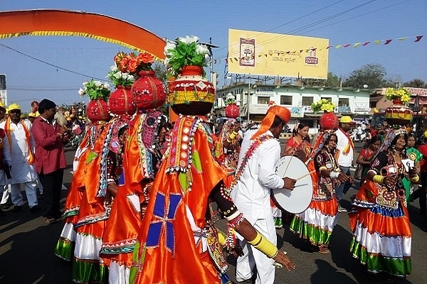 Scene from the cultural program (Pic via Twitter)