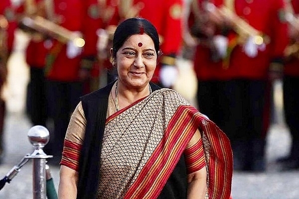 Former External Affairs Minister Sushma Swaraj (Pic via Twitter)